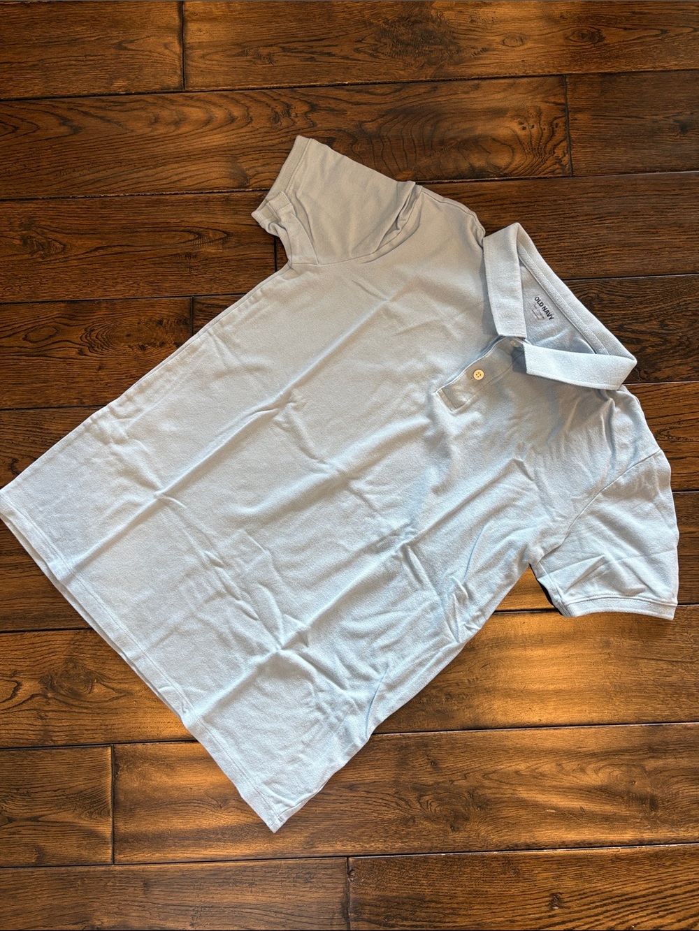 Old Navy Kids Light Blue Polo Shirt - Classic Short Sleeve